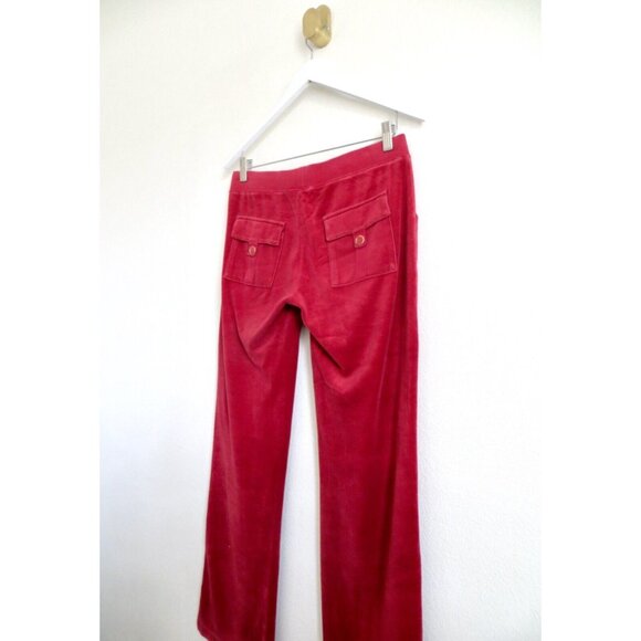 Juicy Couture Red Track Pants - Picture 2 of 7